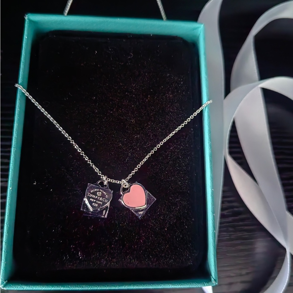 Tiffany & Co. Pink Heart Necklace Sweet, Sentimental & Stylish
